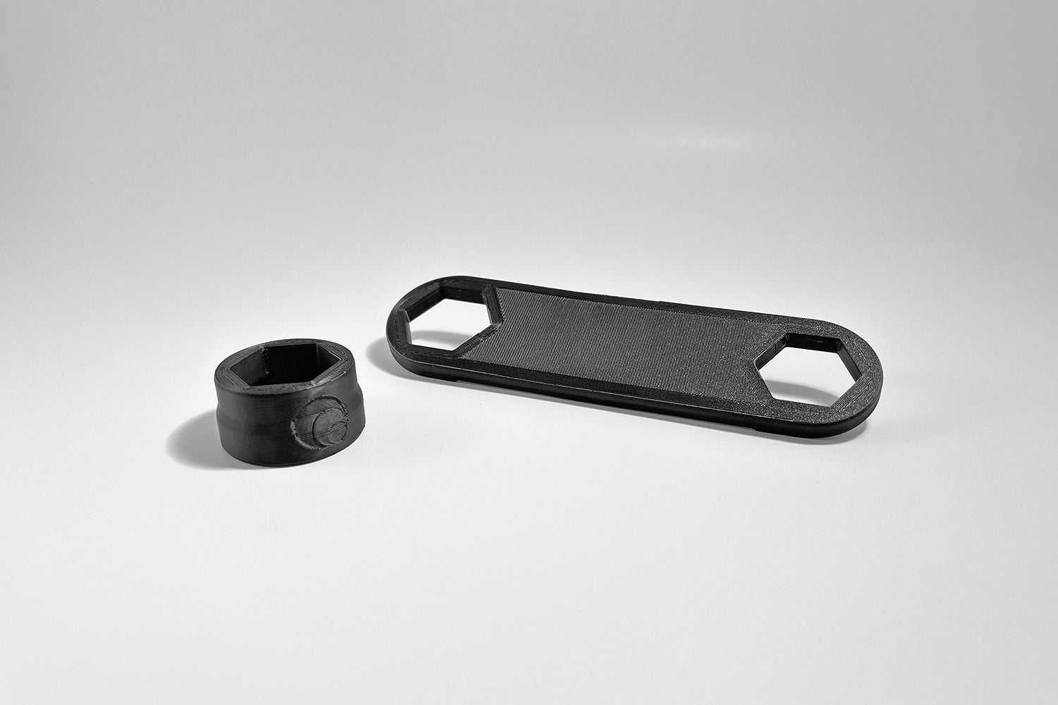 24-26 Flat Spanner and Hand Socket. 3D printed MTB tools made in Canada for the MTB Home Mechanics!