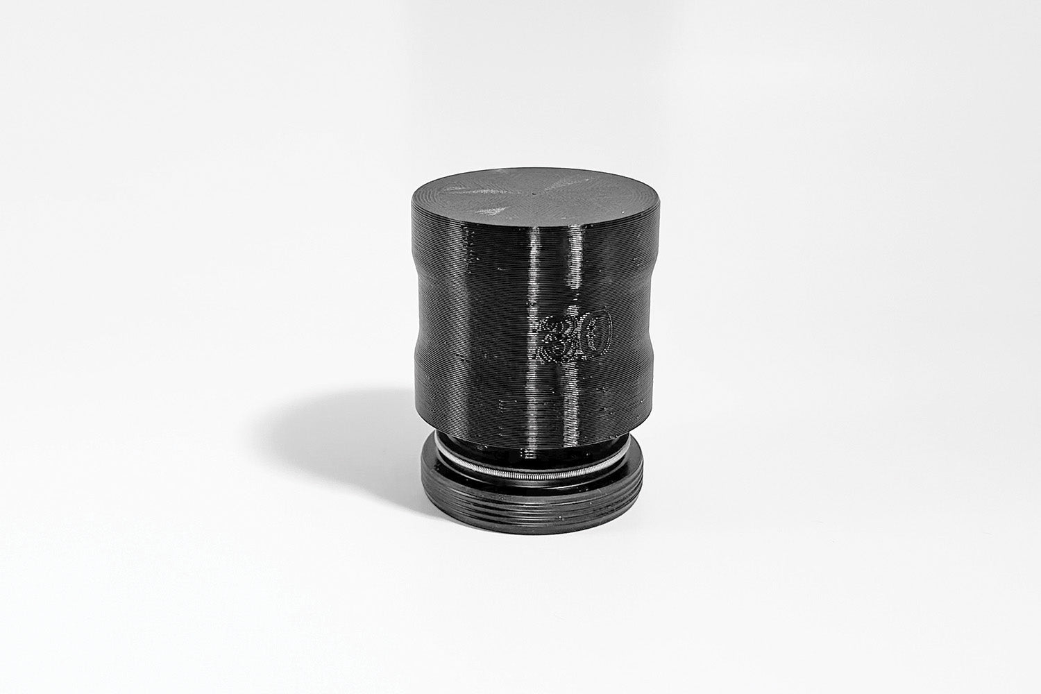 3D printed 30mm Compact Fork Seal Driver Tool with a new dust wiper ready for installation.