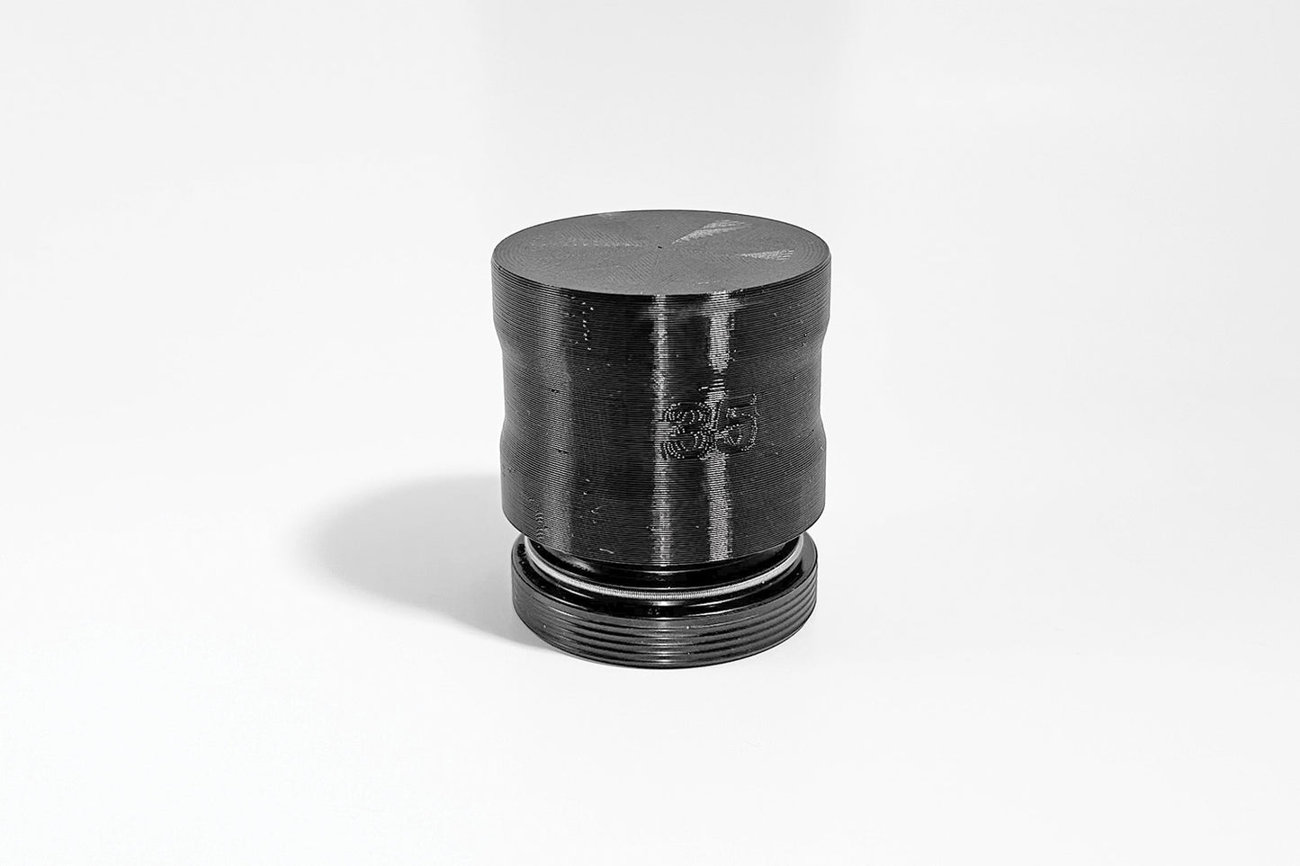 3D printed 35mm Compact Fork Seal Driver Tool with a new dust wiper ready for installation.