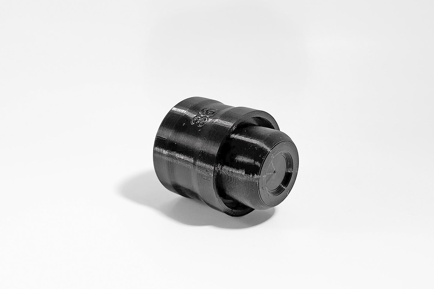 Bottom view of Momentum Cycle’s 36mm 3D printed Compact Fork Seal Driver Tool. Proudly made in Canada.