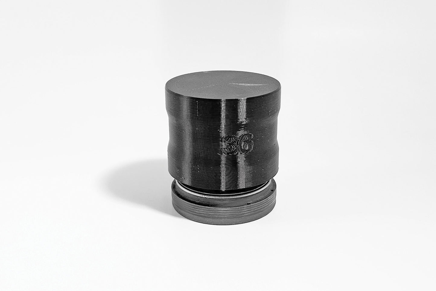 3D printed 36mm Compact Fork Seal Driver Tool with a new dust wiper ready for installation.