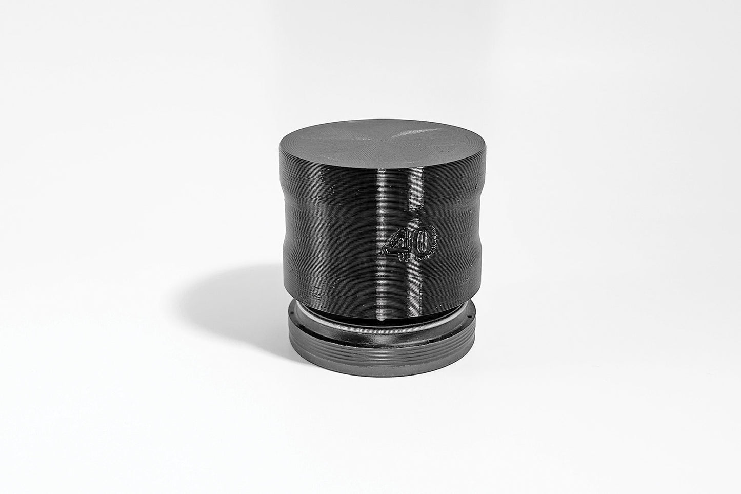 3D printed 40mm Compact Fork Seal Driver Tool with a new dust wiper ready for installation.
