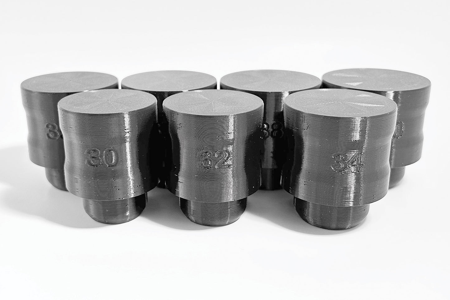 Momentum Cycle’s Compact Fork Seal Driver Tool collection. Compact tool made for the Home Mechanic that includes drivers of the following sizes: 30, 32, 34, 35, 36, 38 and 40mm.
