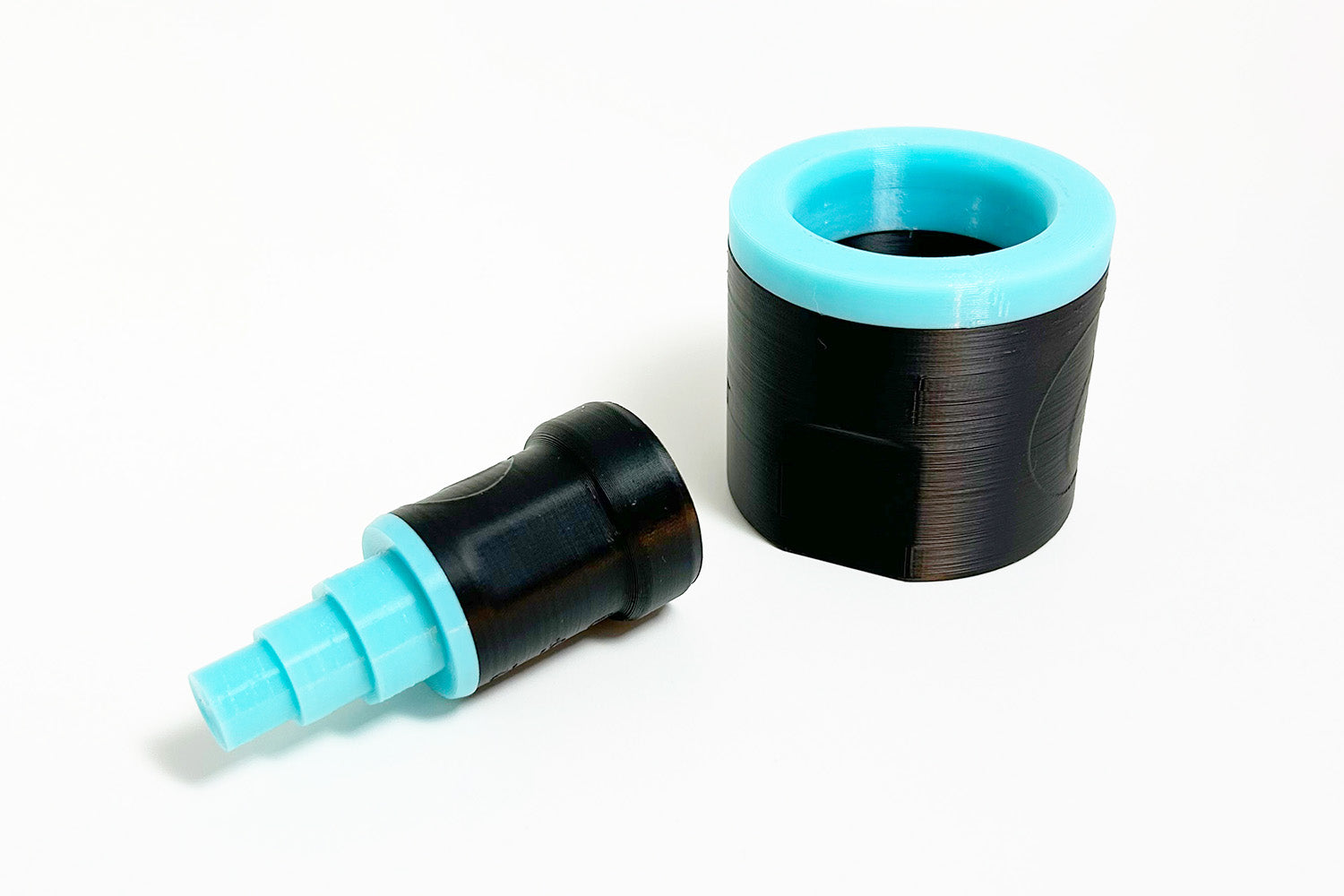Our 3D printed Wheel Hub Axle Removal Tool and Hub Support are available in our Teal Is Real color option.