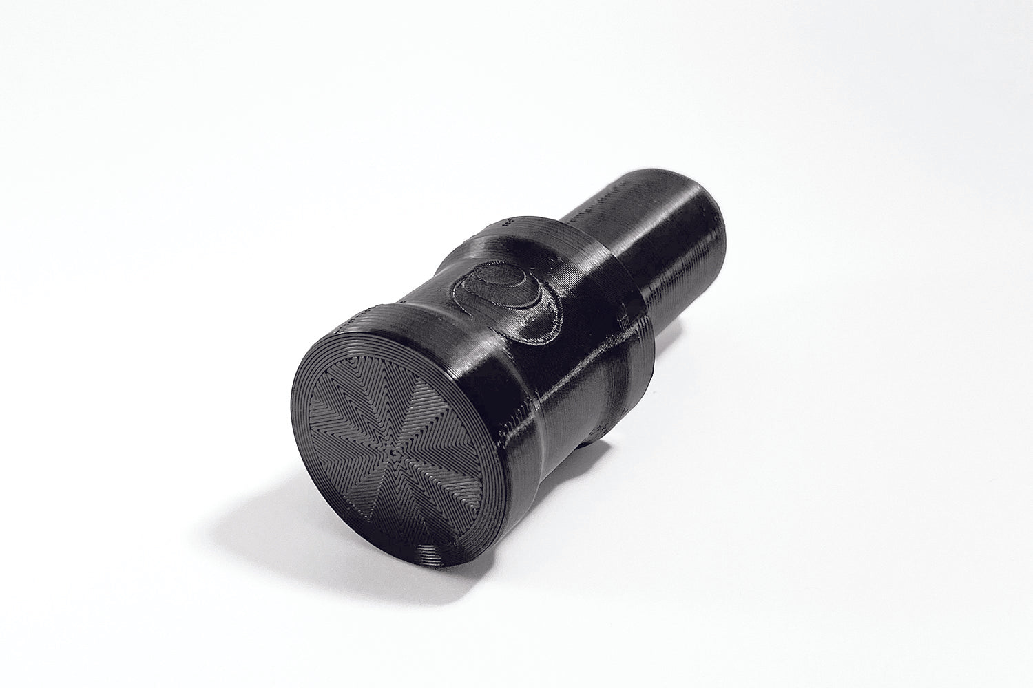 Top view of Momentum Cycle's Fork Seal Driver Tool. Quality 3D printed MTB tools for Home Mechanics, made in Canada.