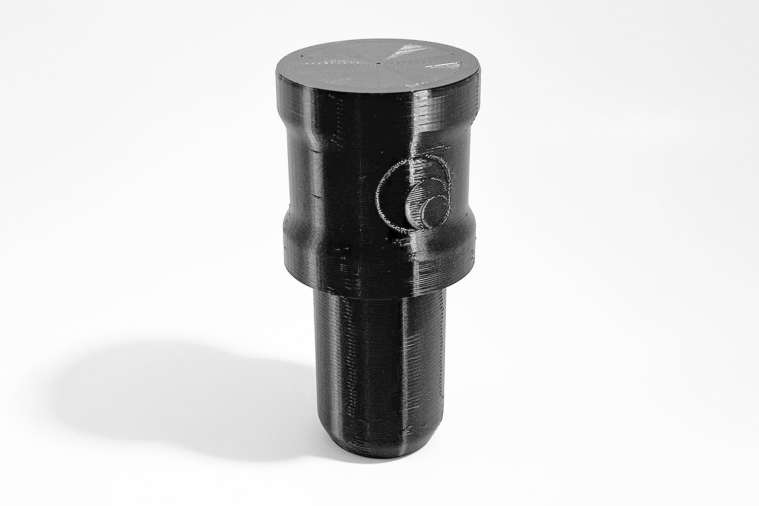 Front view of Momentum Cycle's MTB Fork Seal Driver Tool. Quality 3D printed MTB tools for Home Mechanics, made in Canada.