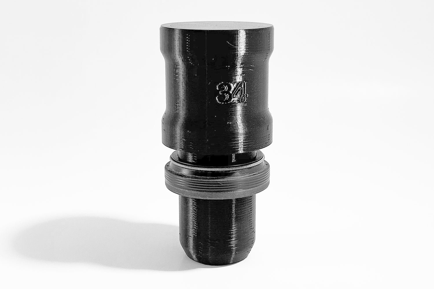 Example of Momentum Cycle's 3D printed MTB Fork Seal Driver Tools with a dust seal wiper on. Home Mechanic getting ready for MTB maintenance.
