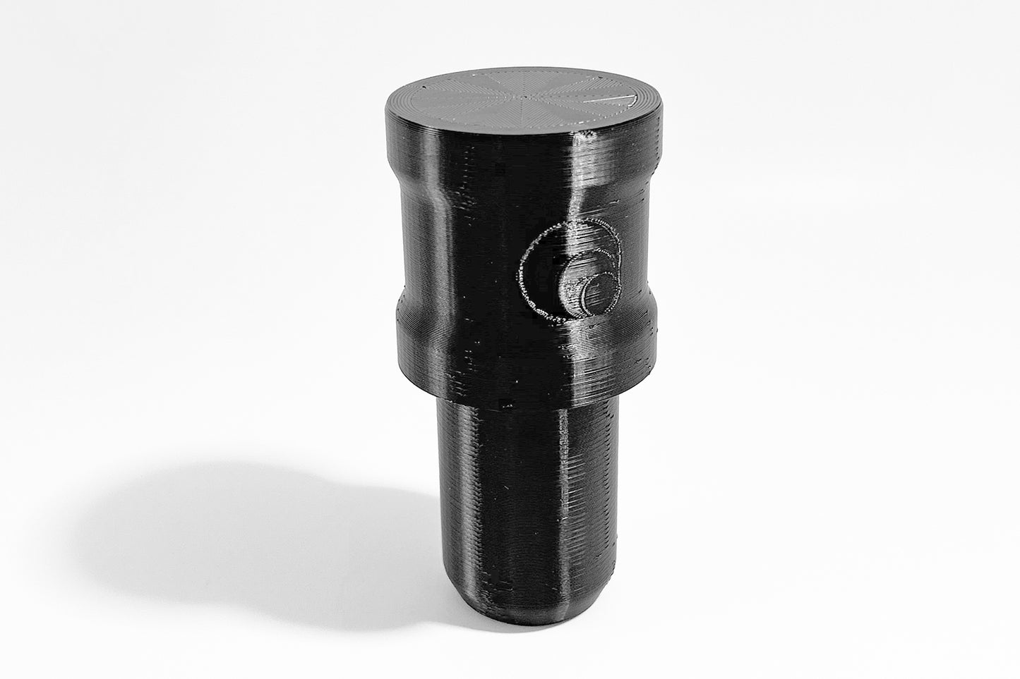 Front view of Momentum Cycle's MTB Fork Seal Driver Tool. Quality 3D printed MTB tools for Home Mechanics, made in Canada.