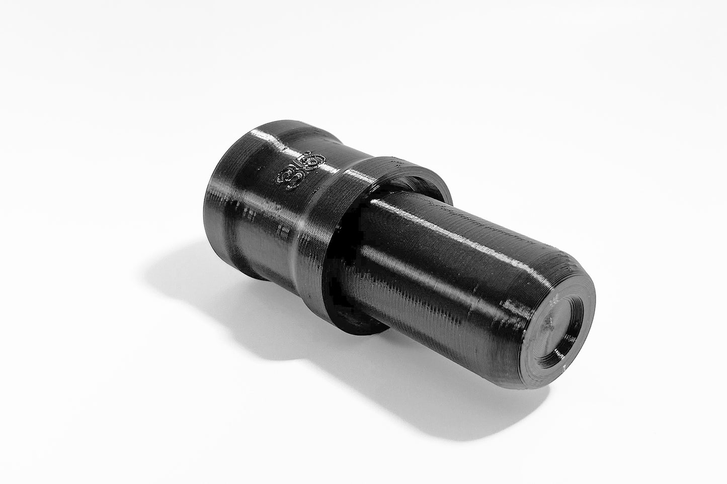 Bottom view of Momentum Cycle's Fork Seal Driver Tool. Quality 3D printed MTB tools for Home Mechanics, made in Canada.