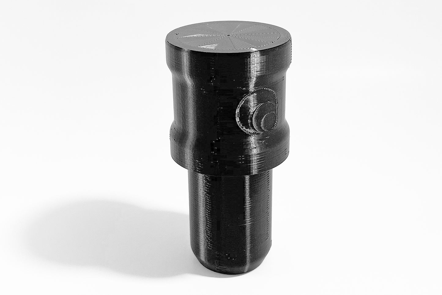 Front view of Momentum Cycle's MTB Fork Seal Driver Tool. Quality 3D printed MTB tools for Home Mechanics, made in Canada.