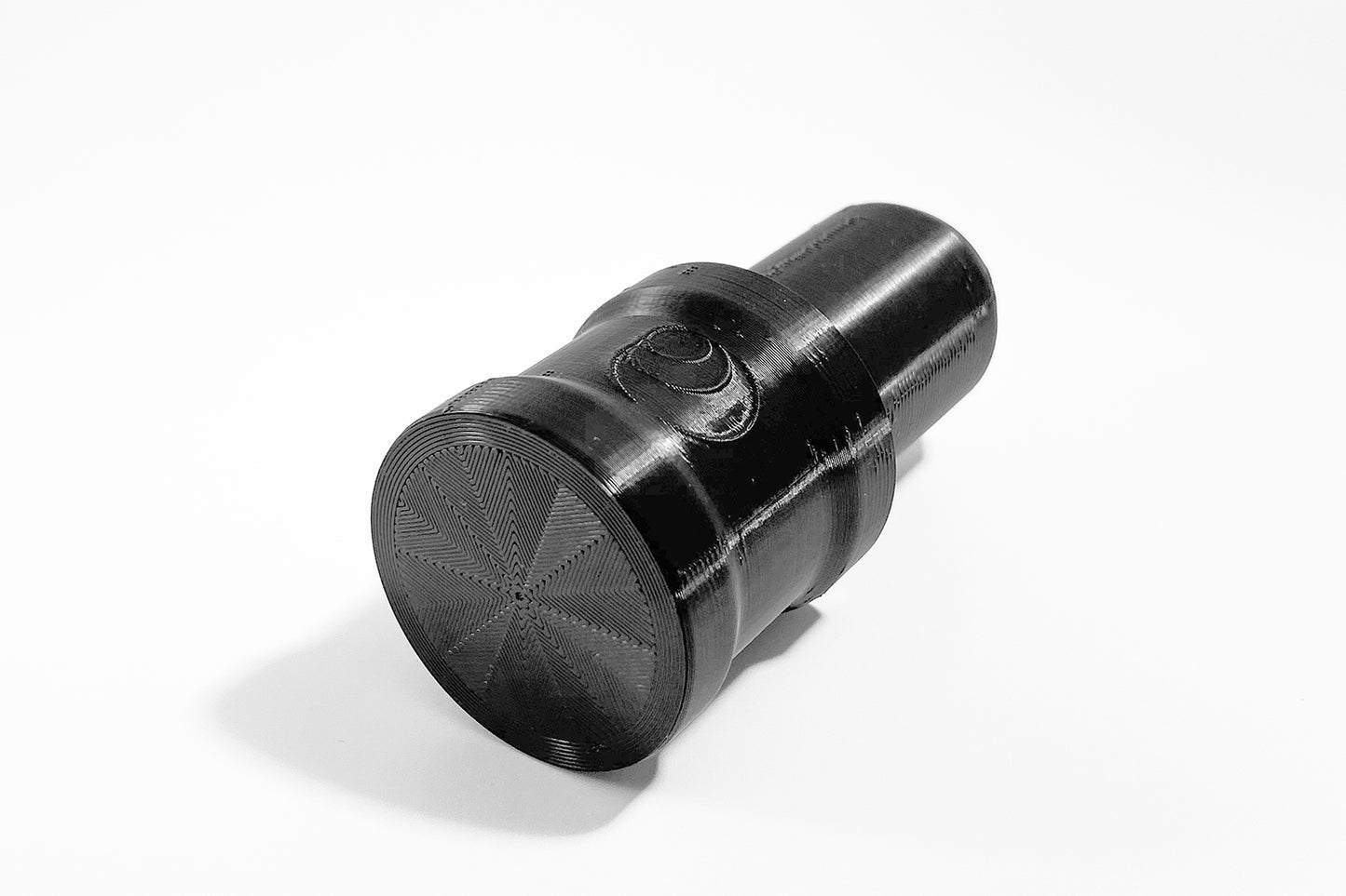 Top view of Momentum Cycle's Fork Seal Driver Tool. Quality 3D printed MTB tools for Home Mechanics, made in Canada.