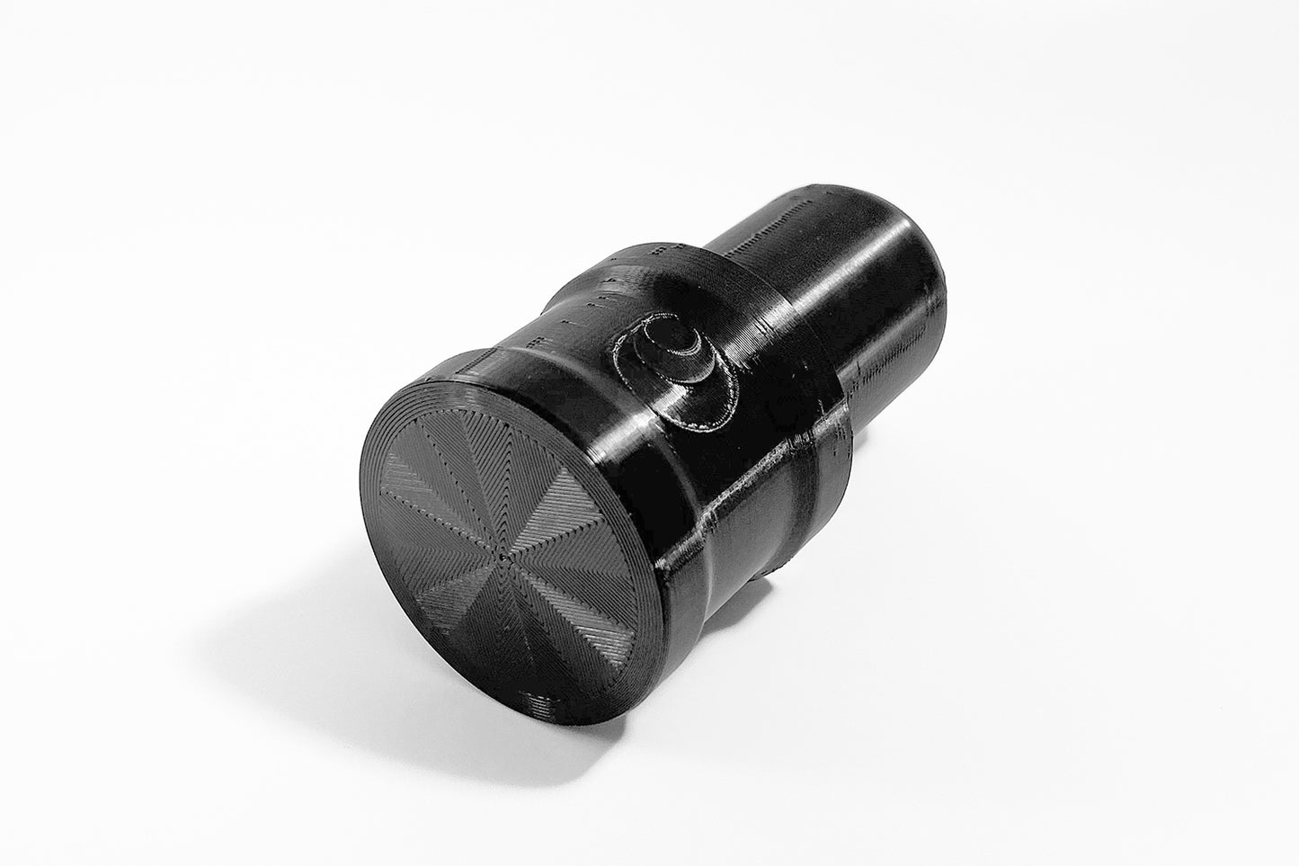 Top view of Momentum Cycle's Fork Seal Driver Tool. Quality 3D printed MTB tools for Home Mechanics, made in Canada.