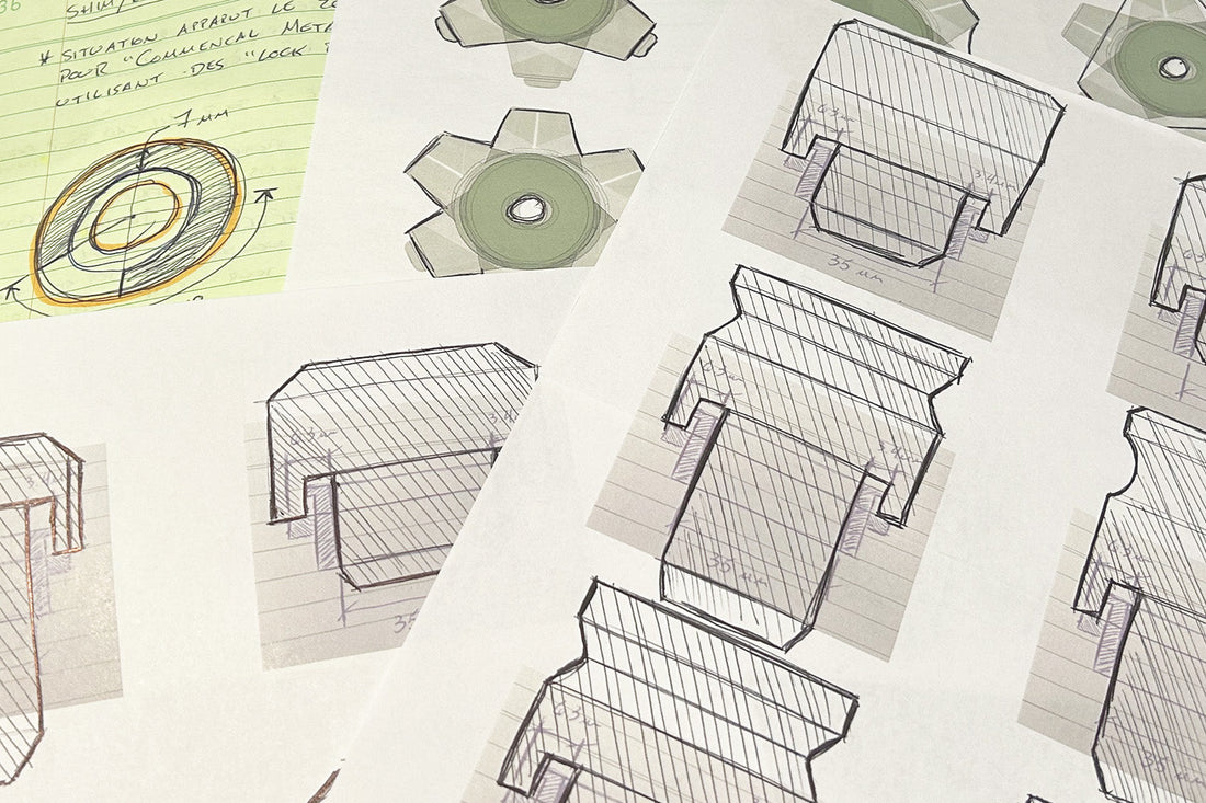 Several sketch of bike tools in development. Helping creating affordable bike tools made using 3D printing technology.