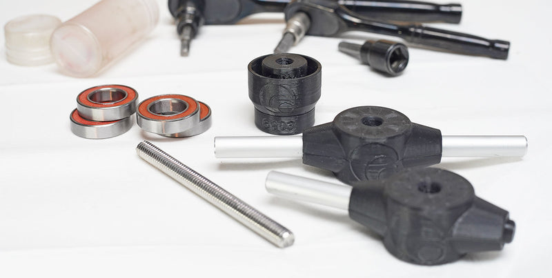 Fresh 6903 bearings that will be installed using our 3D printed Bearin Press Kits and Crank PRO.