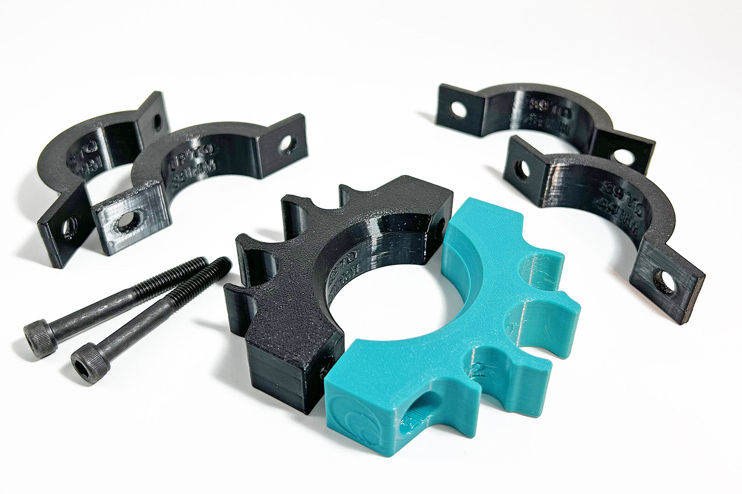 Our smart and solid 3D printed Axle Holder is available in our Teal Is Real color option.