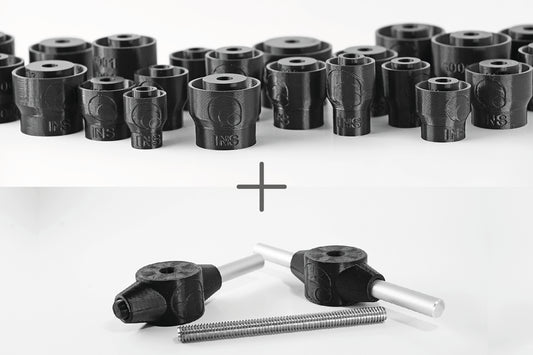 Meet our Full Set MTB Bearing Press Kits! Made using high impact resistance materials and manufactured using 3D printed technology.