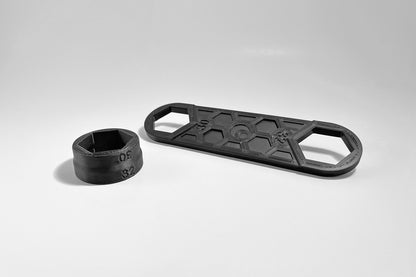 30-32 Flat Spanner and Hand Socket. 3D printed MTB tools made in Canada for the MTB Home Mechanics!