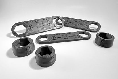 Full Set: Flat Spanners and Hand Sockets. A must-have 3D printed suspension tools made for the Home Mechanics!