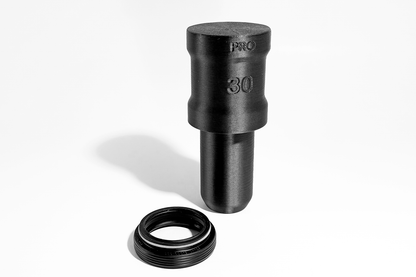 30mm Fork Seal Installation Tool - Carbon Fiber Composite for Professional Use.