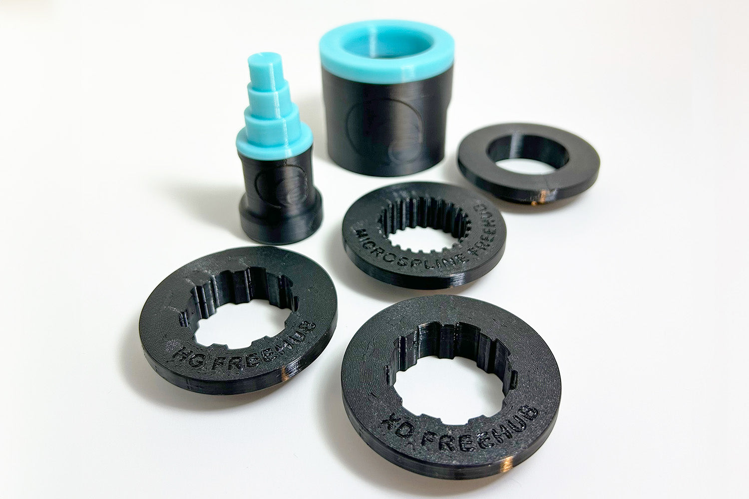 Our Wheel Hub Axle Removal Tool and Hub Support are available in our Teal Is Real color option.