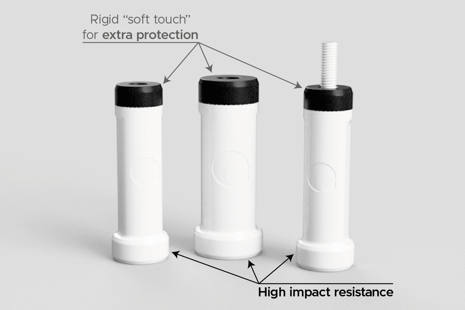 Our 3D printed Lower Leg Removal Tools are made of high impact resistance, rigid "soft touch" thermoplastics