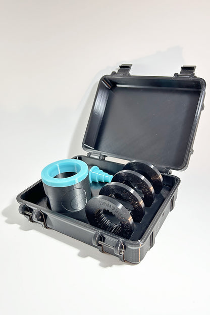 Our high impact resistance and quality 3D printed Wheel Hub Axle Removal Tool & Hub Support kit is available with an optional Toolbox Case!