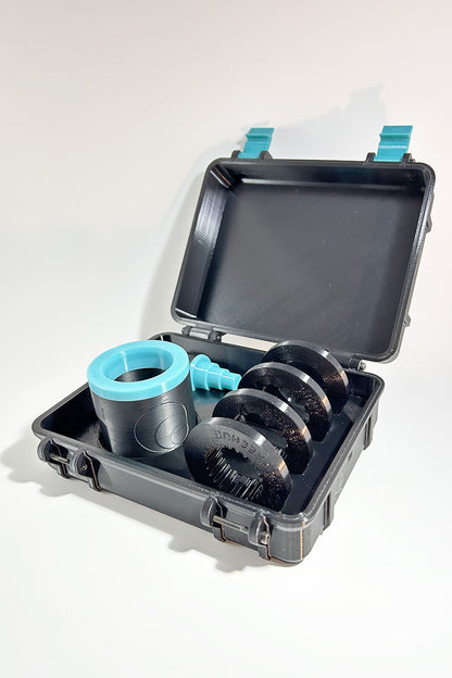 Our high impact resistance and quality 3D printed Wheel Hub Axle Removal Tool & Hub Support kit is available with an optional Toolbox Case!