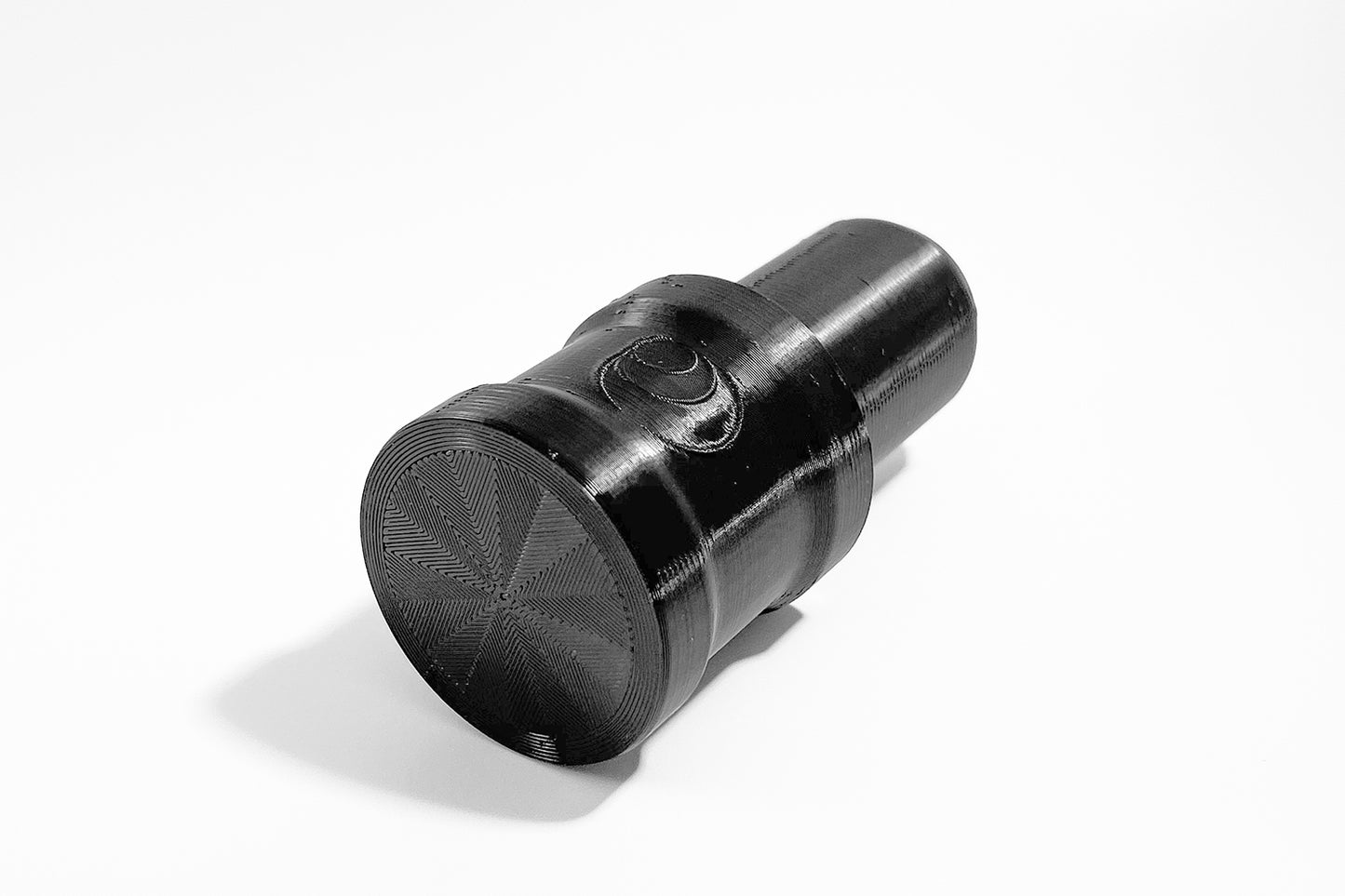 Top view of Momentum Cycle's Fork Seal Driver Tool. Quality 3D printed MTB tools for Home Mechanics, made in Canada.